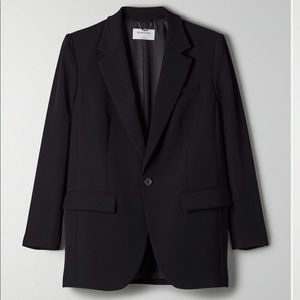 Aritzia Long Length Black Blazer, Size 2